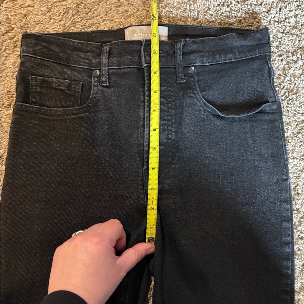 Women's Everlane Black High Rise Skinny Jeans Classic Minimalist Size 28 - Picture 5 of 8